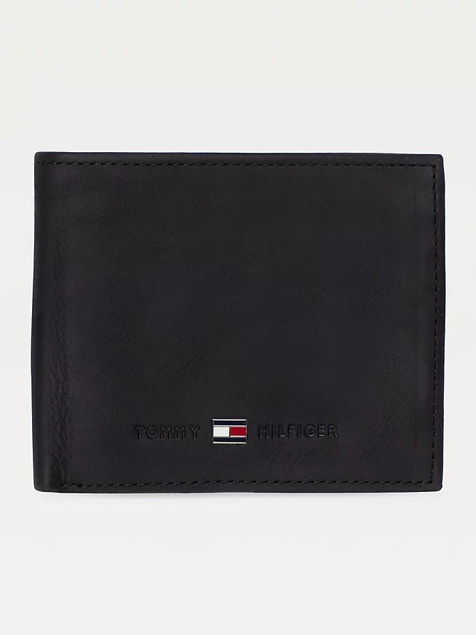 Tommy Hilfiger - JOHNSON MINI WALLET - Lompakko - black, Suurenna