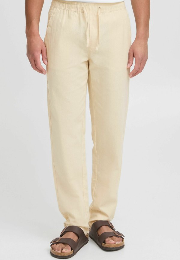 IDPASSOL LINEN MIX - Trousers - fog
