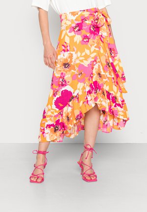 YASZOE WRAP ANKLE SKIRTS - Gonna a campana - orange
