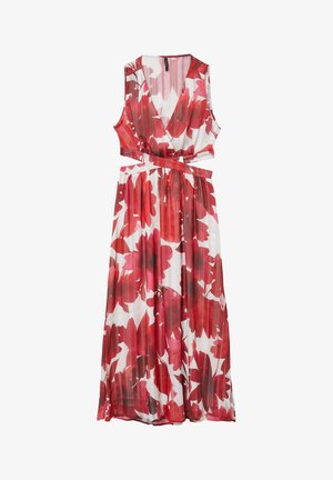 Calliope VESTITO LUNGO CUT OUT FIORI - Robe longue - var fucsia