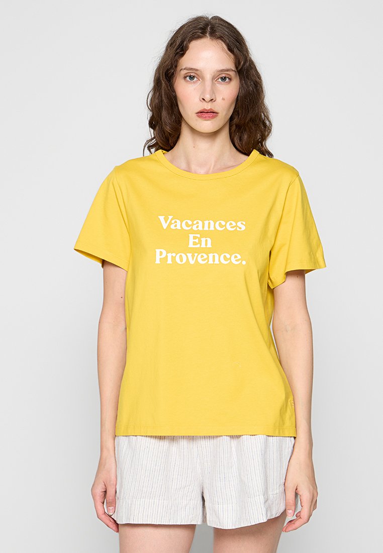 Vanessa Bruno T-shirt print geel