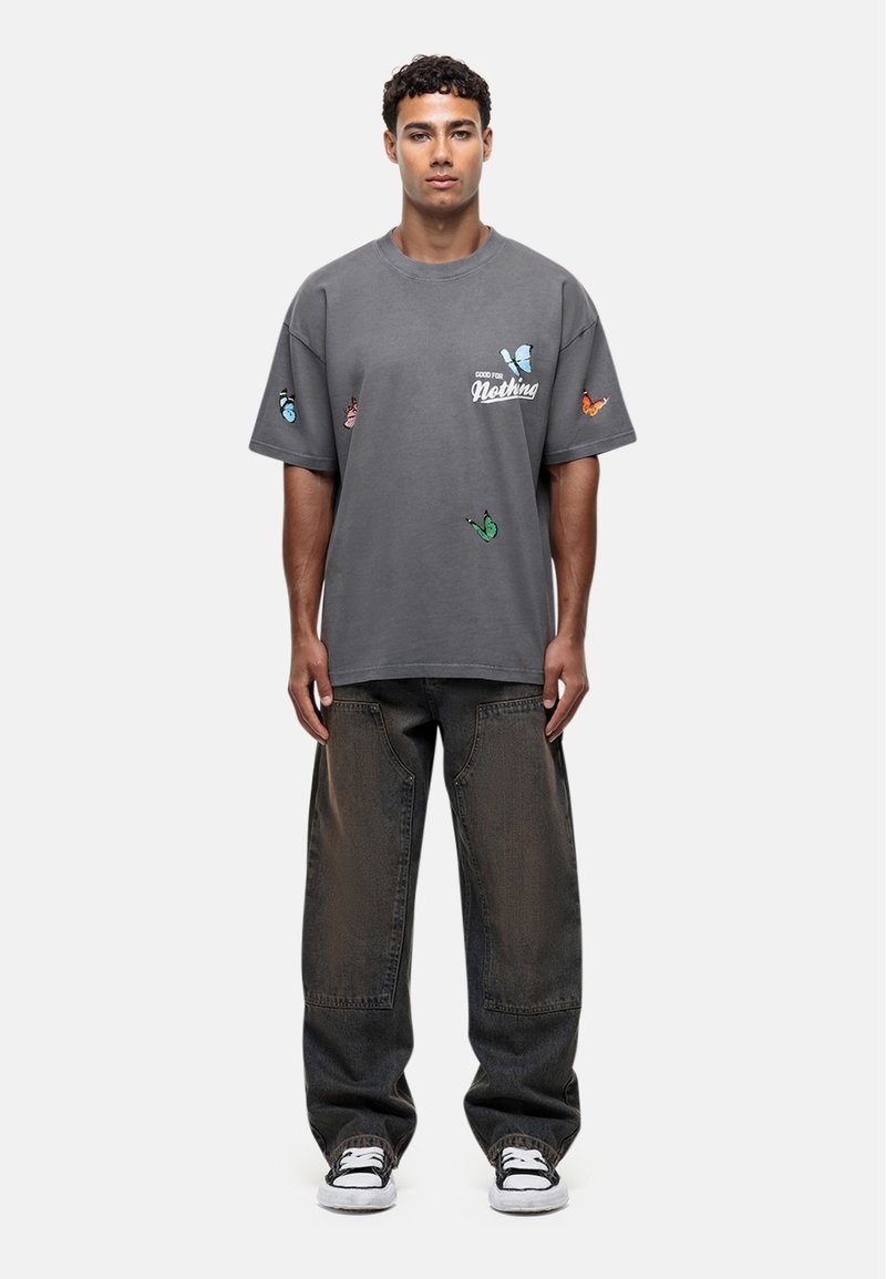Good For Nothing T-shirt print grijs
