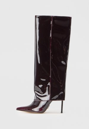SMITH 2 - Korolliset saappaat - dark cherry