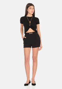 Elisabetta Franchi Camiseta estampada - black