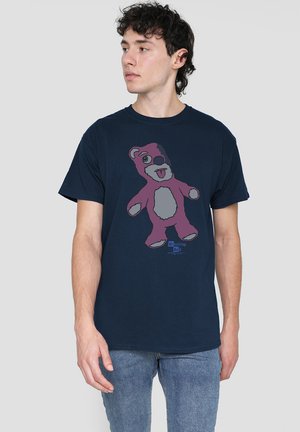 BREAKING BAD TREAD LIGHTLY PINK BEAR - T-Shirt print - dark blue
