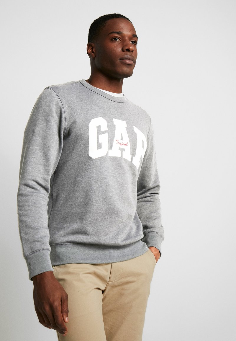 GAP ORIGINAL ARCH CREW - Camisola - charcoal grey
