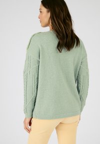 Damart À TORSADES ET BOUTONS  - Pullover - vert jade