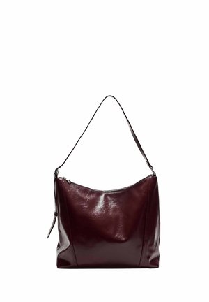 SHOULDER WITH BUCKLE - Handbag - bordeaux