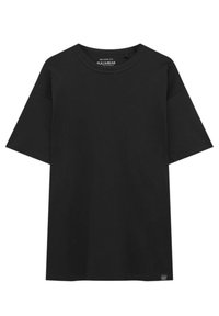 PULL&BEAR - HEAVY WEIGHT - T-shirt - bas - mottled black - 5