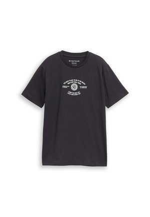 TOM TAILOR, TOM TAILOR T-SHIRT T-SHIRT MIT PRINT - Print T-shirt - coal grey