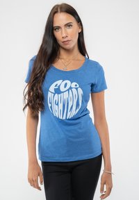Paradiso Clothing FOO FIGHTERS 70'S BAND LOGO - Print T-shirt - blue