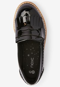 Next PATENT WIDE FIT LOAFERS - Scarpe senza lacci - black