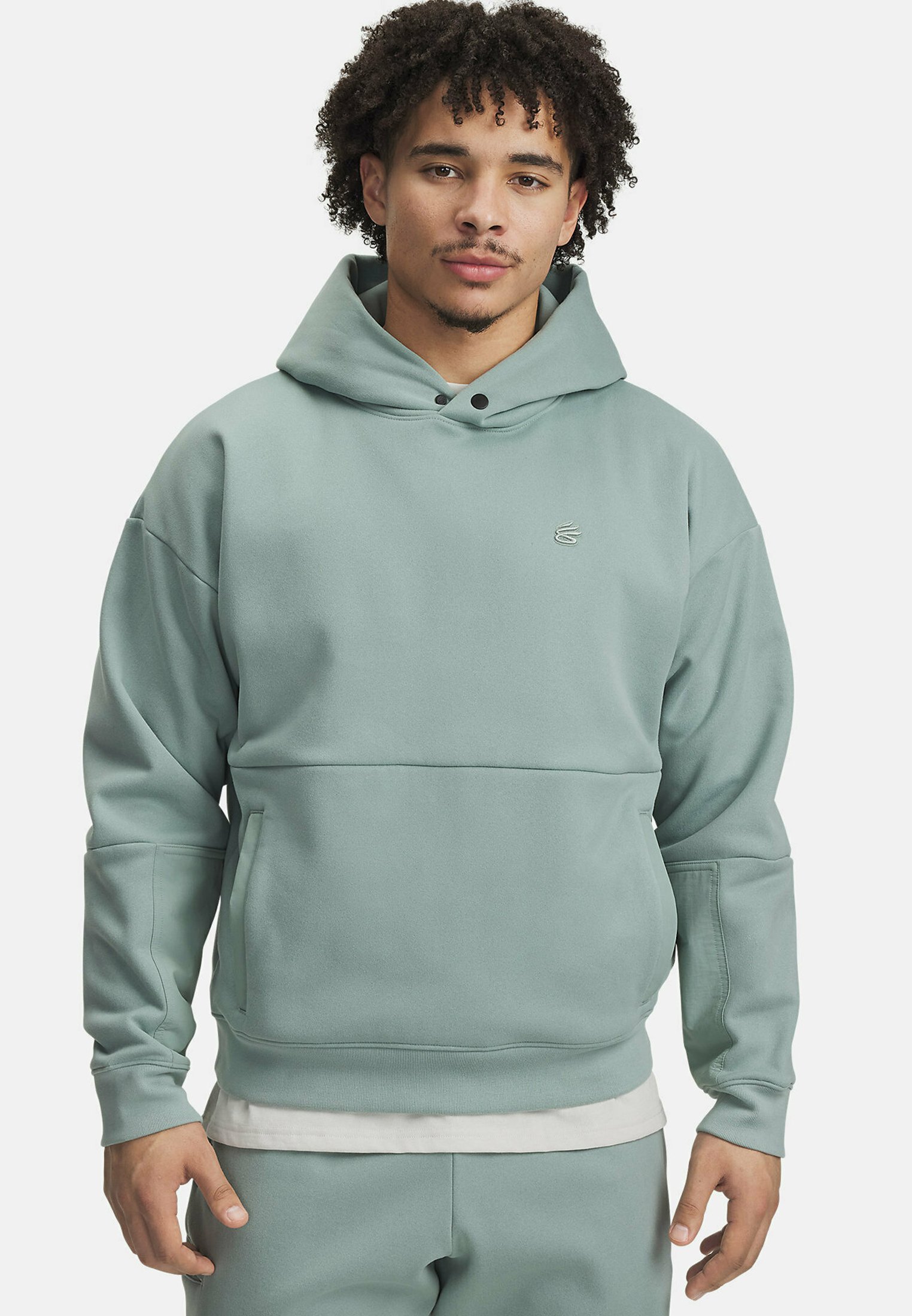 Under Armour CURRY DNA - Hoodie - silica green/green