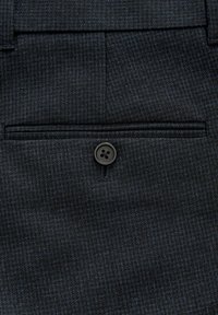 Next REGULAR FIT CHECK - Nadrágok - navy blue puppytooth
