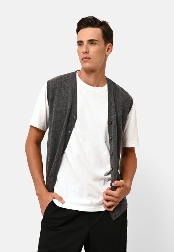 LANA - Strickjacke - anthracite chiné