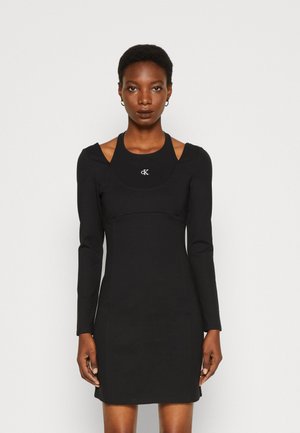 Calvin Klein Jeans DRESS - Jerseykleid - black