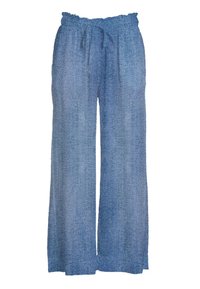 Deha CROPPED - Vaqueros a campana - blue