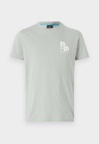 SLIM FIT ZEBRA - T-shirt imprimé - light green