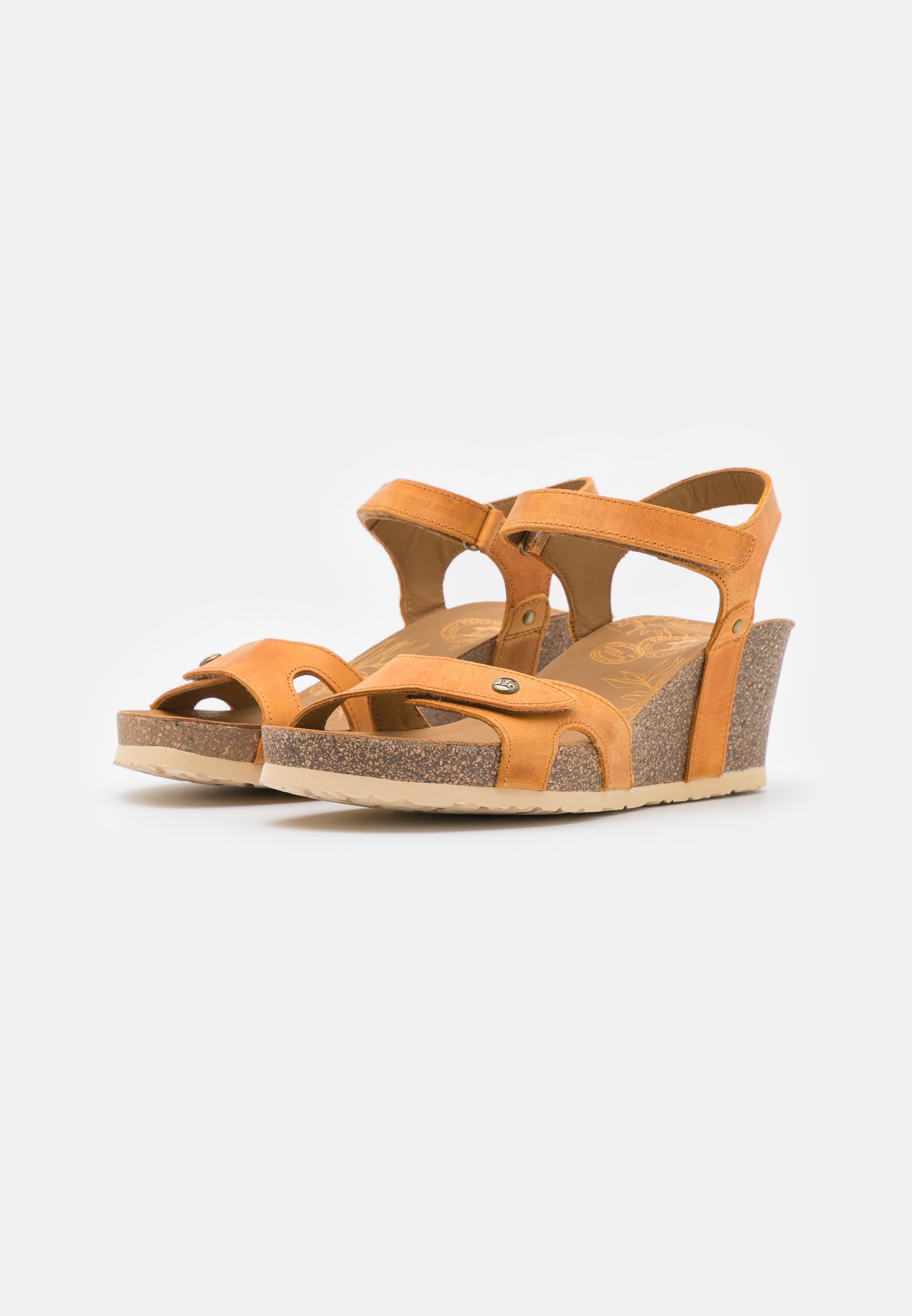 Panama Jack JULIA BASICS - Sandalias con plataforma - vintage/marrón claro  - Zalando.es