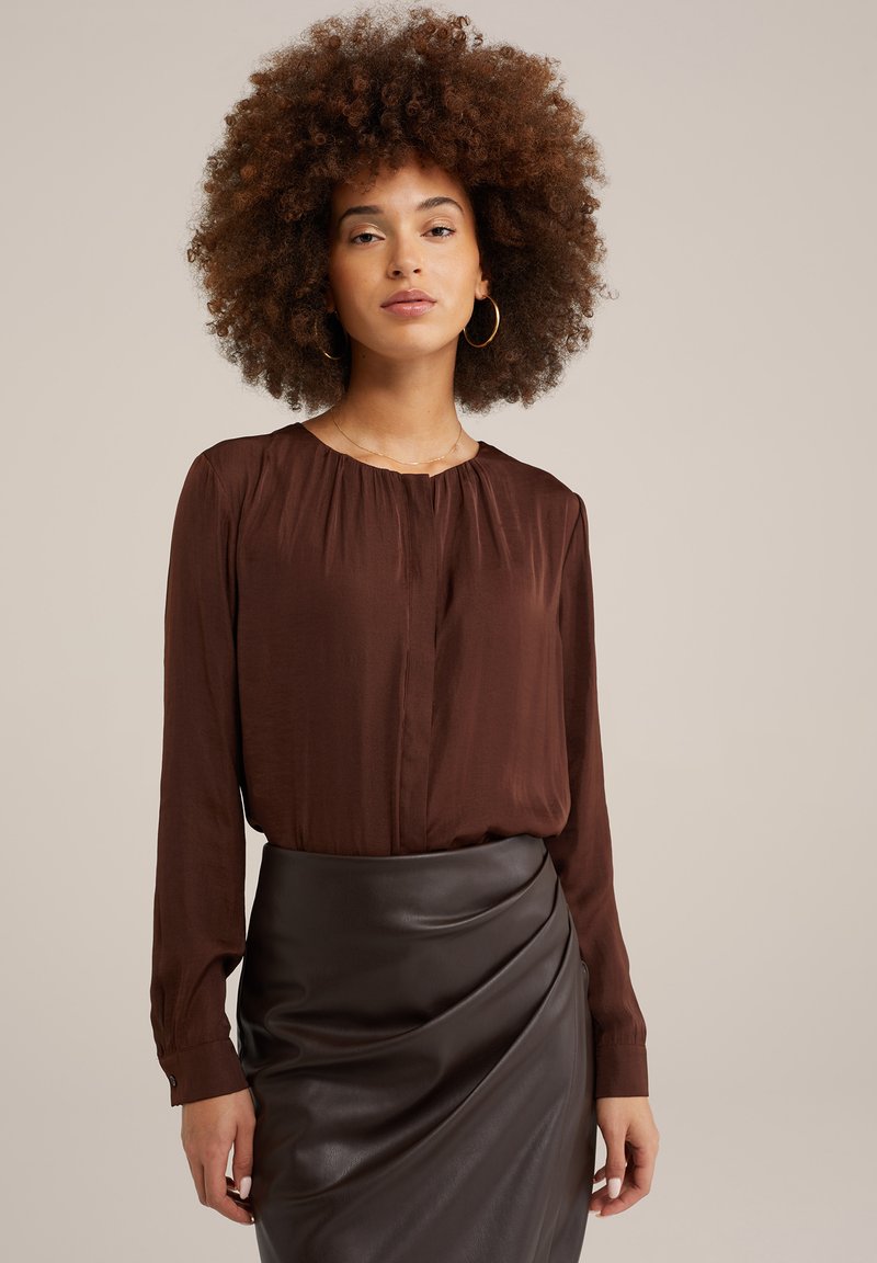 WE Fashion Blūze - brown