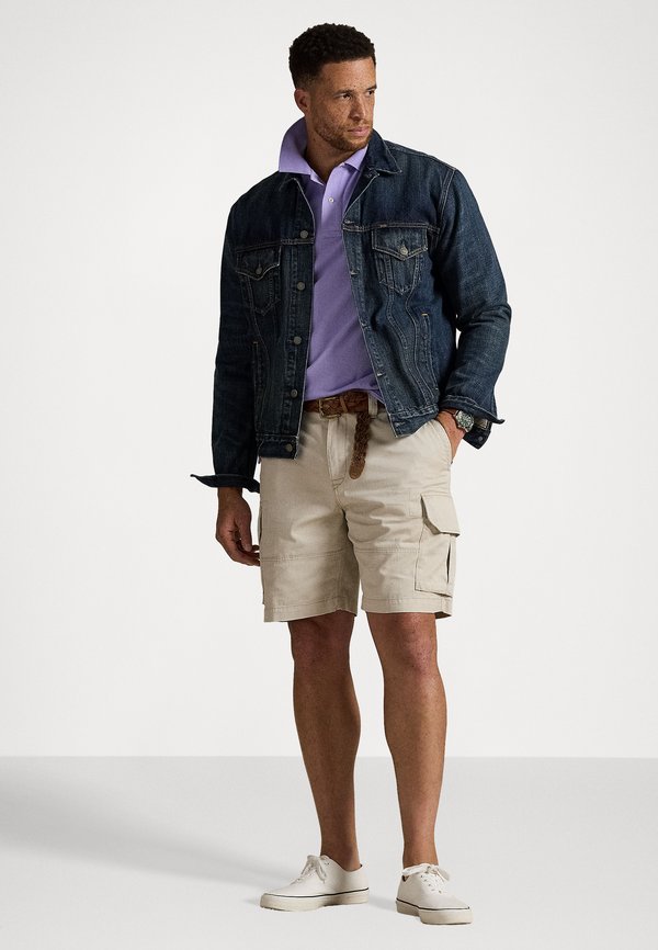RELAXED FIT TWILL CARGO SHORT - Shorts - classic stone3