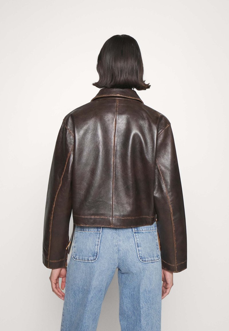 Veste à Capuche Sandro Femme - Taille 36 Brun - Occasion Très Bon état - Style Décontracté