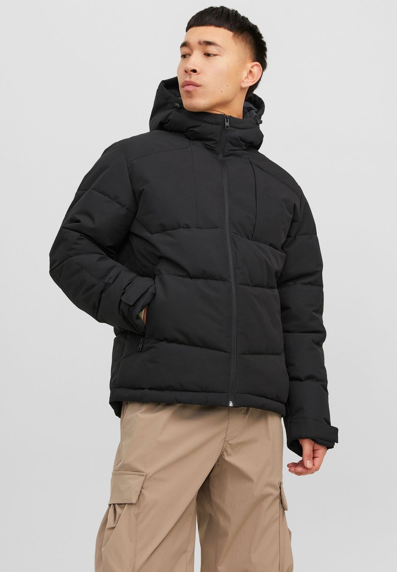 Jack & Jones Winterjacke black/schwarz Zalando.at