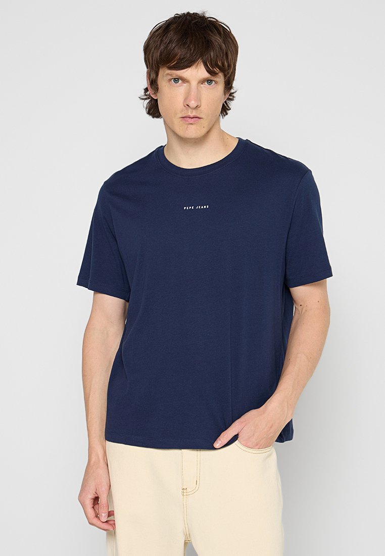 Pepe Jeans T-shirt print donkerblauw