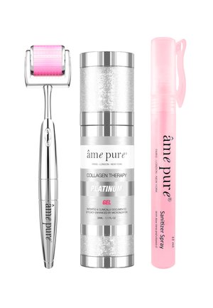 CIT FACE ROLLER PLATINUM KIT 0.50MM GESICHTSPFLEGE ZUBEH�R - Skincare tool - silbern