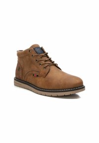 Refresh Botines con cordones - camel