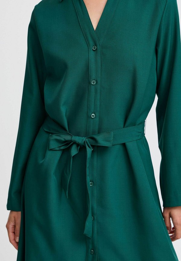BYMMMIDDE SHIRT DRESS - Shirt dress - sea moss melange2