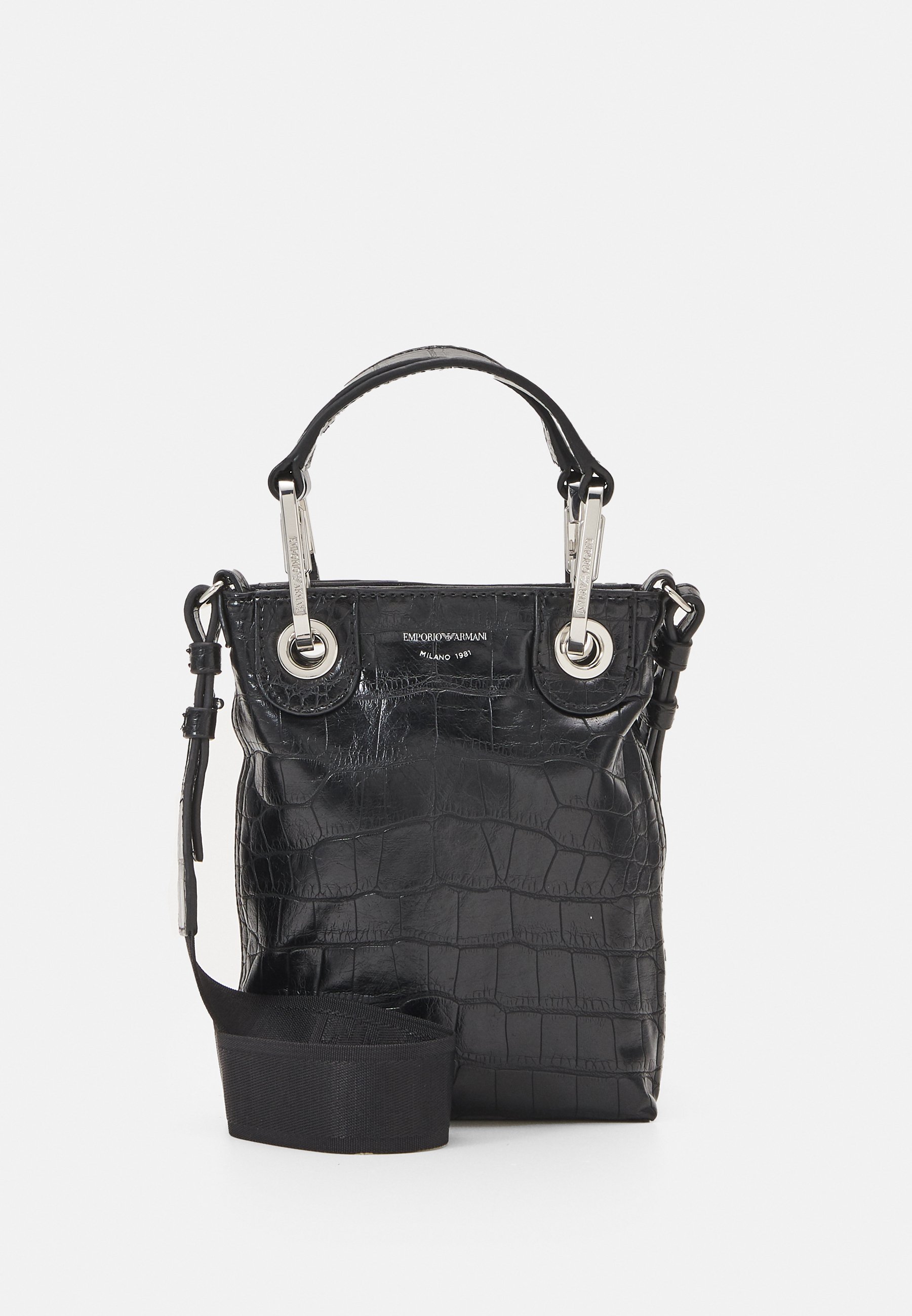 Emporio Armani IPHONE CROSSBODY CROCO - Borsa a tracolla - black/nero -  Zalando.it