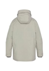 Schott MULTI-POCKET HOODED - Manteau d'hiver - stone