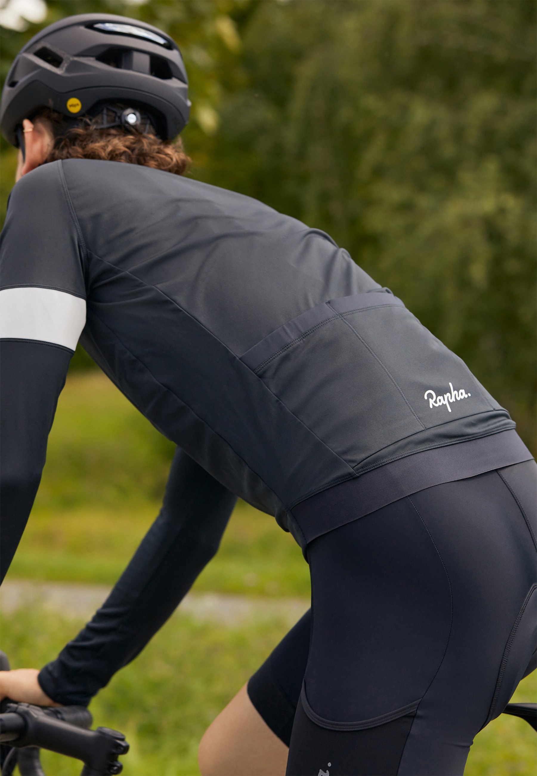 Rapha MENS LONG SLEEVE CORE - Cycling Jersey - anthracite/black 