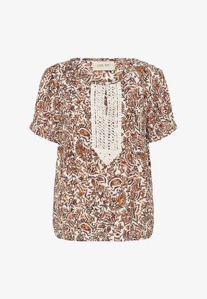 Cream, CRTIAH BLOUSE - Blúz - orange saraza flower