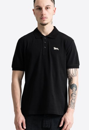 Lonsdale, LONSDALE HERREN POLOSHIRT NORMALE PASSFORM CHINGFORD - Polosärk - black ecru