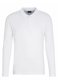 FALKE BASIC POLO SHIRT LONGSLEEVE - Poloshirt - white