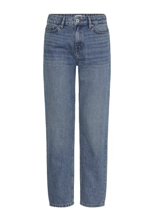 ICHI, IHJULIA MOM PA - Straight leg jeans - washed med blue