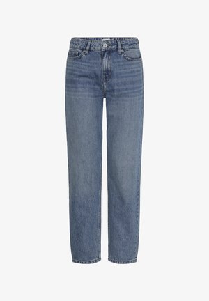 ICHI, IHJULIA MOM PA - Straight leg jeans - washed med blue
