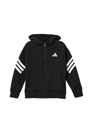 adidas Sportswear, J FI 3S FZ HD - Sudadera con cremallera - black