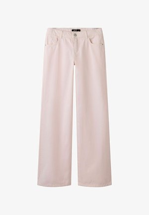 LMTD JEANS WIDE LEG - Jean flare - pink marshmallow