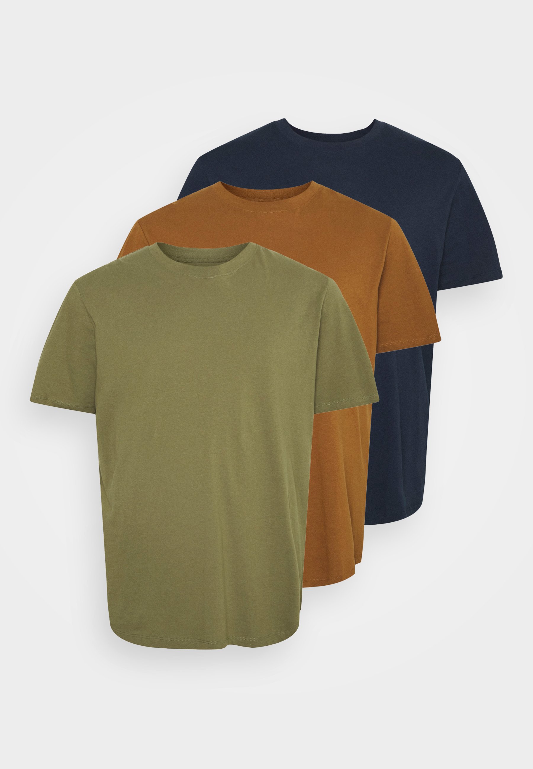 Men JORBRINK TEE CREW NECK 3 PACK - Basic T-shirt Men JORBRINK TEE CREW NECK 3 PACK - Basic T-shirt