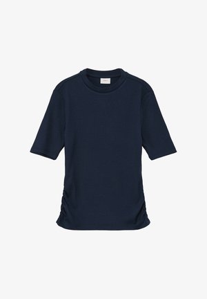 s.Oliver MIT RAFFUNG - T-Shirt basic - navy