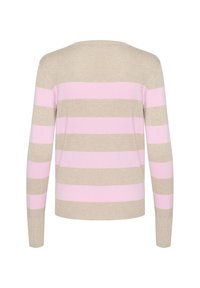 Kaffe Vesta - feather gray mesarose stripe