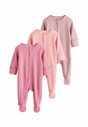 Next, REGULAR FIT - TWO WAY ZIP  3PACK - Natdragt - pink