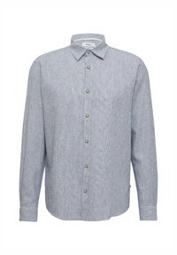 REGULAR FIT GESTREIFTES MIT KENTKRAGEN - Overhemd - tiefblau