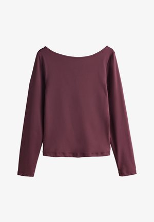 Next, SOFT TOUCH SLINKY BACKLESS LONG SLEEVE - Maglietta a manica lunga - wine