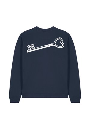 KEY BACK EMBROIDERY UNISEX - Sweater - dark blue