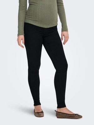 ONLY MATERNITY, OLMRAIN LIFE - Jeans Skinny Fit - black denim