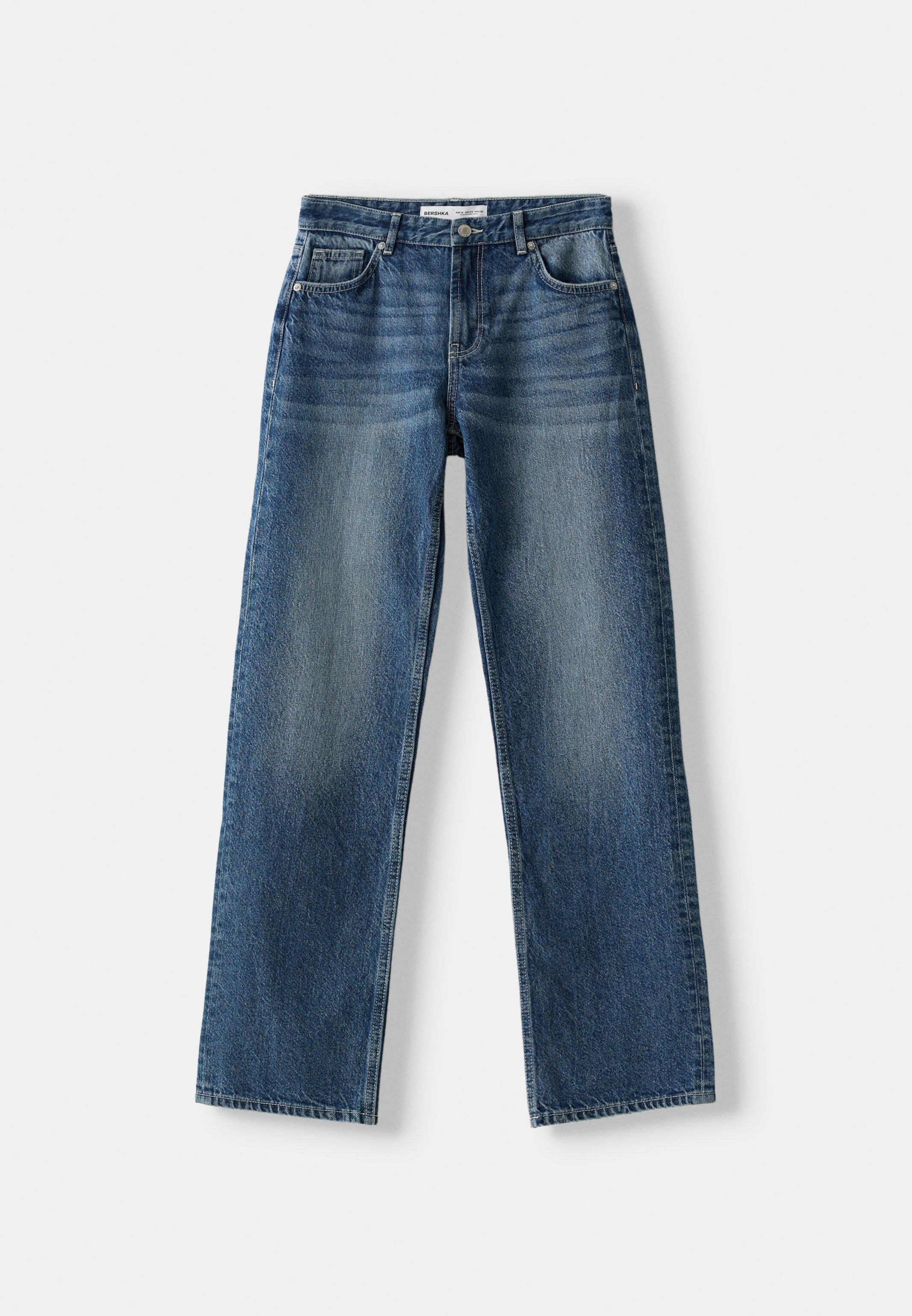 Straight-leg jeans